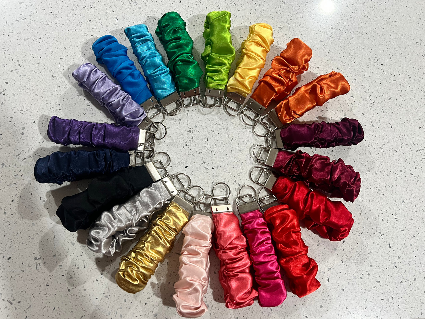 Scrunchie Wristlet Keychain