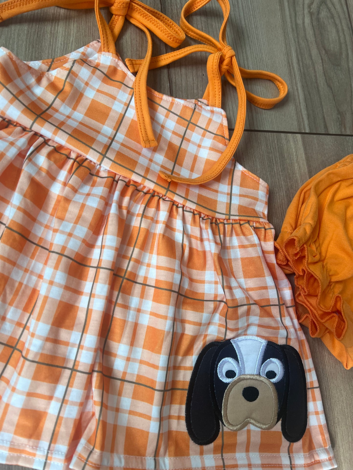 Tennessee Plaid Bloomer Set