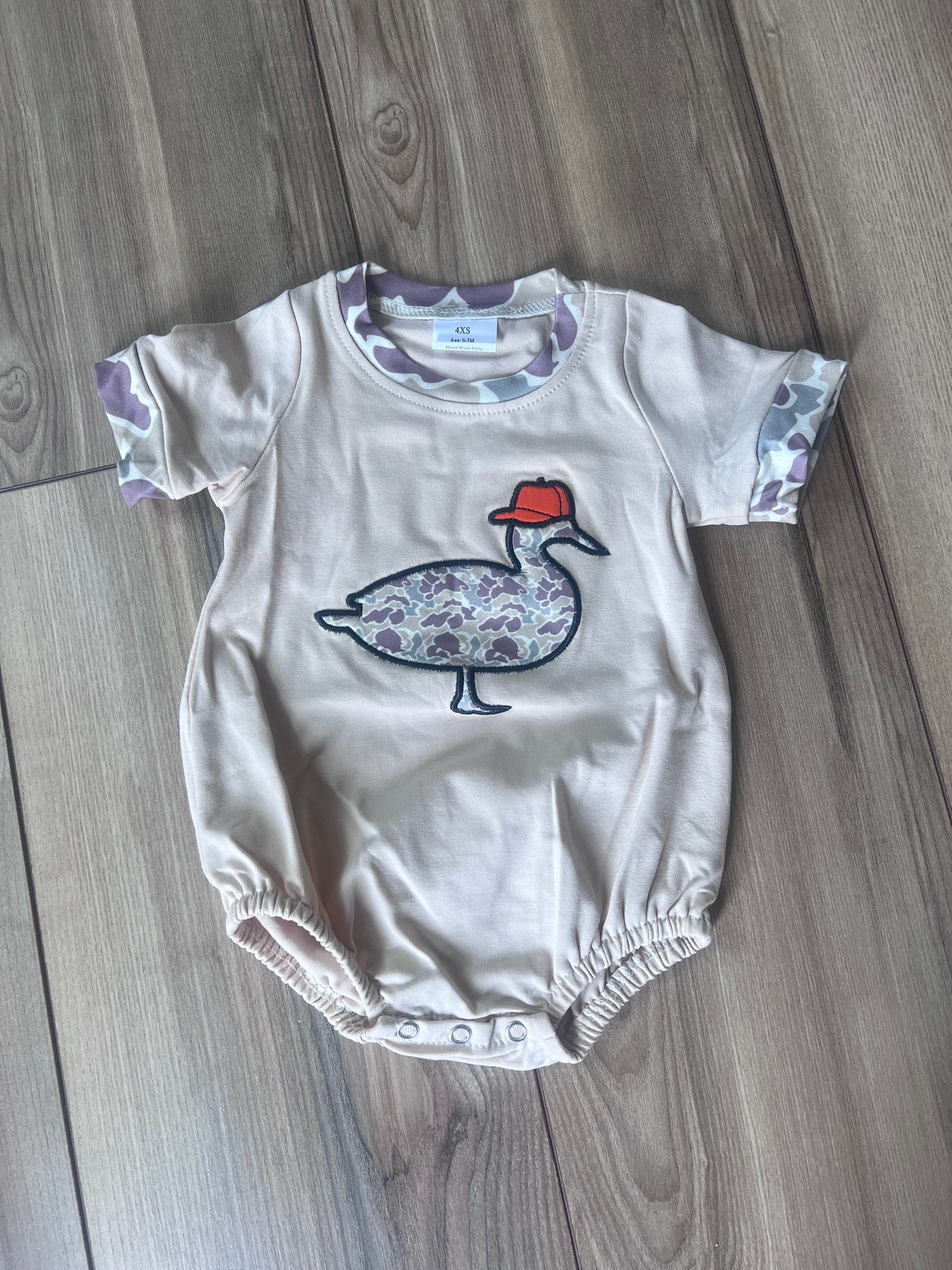 Baby Boy Camo Duck Bubble