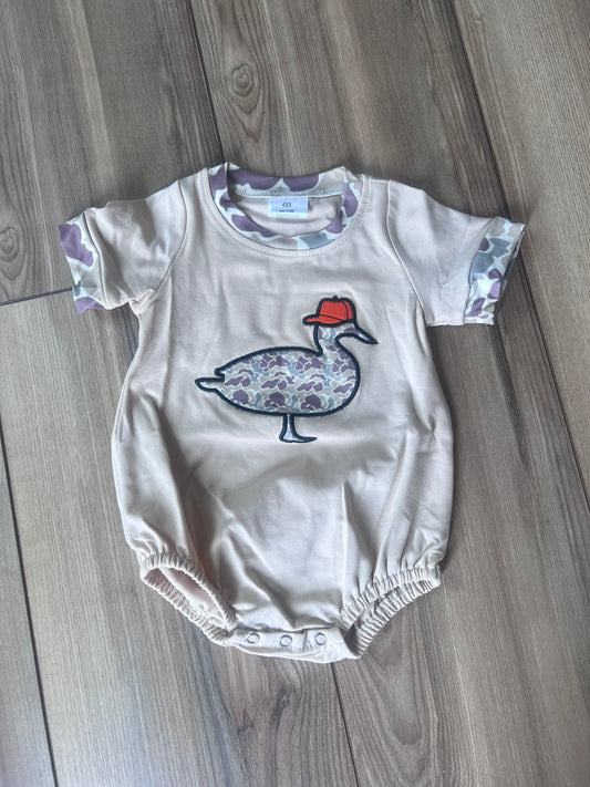 Baby Boy Camo Duck Bubble