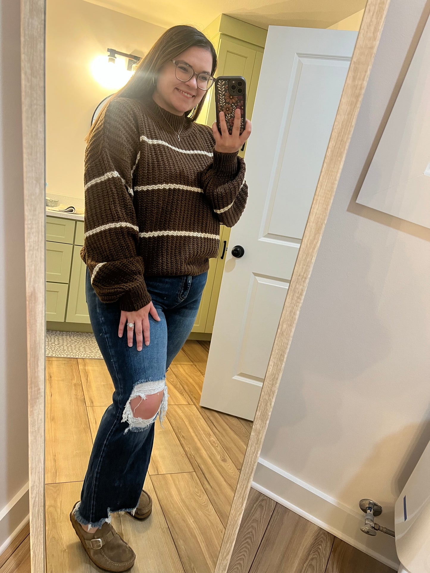 Zenana Striped Sweater