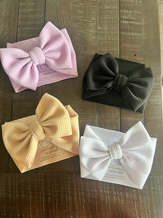 5In Newborn Baby Bows